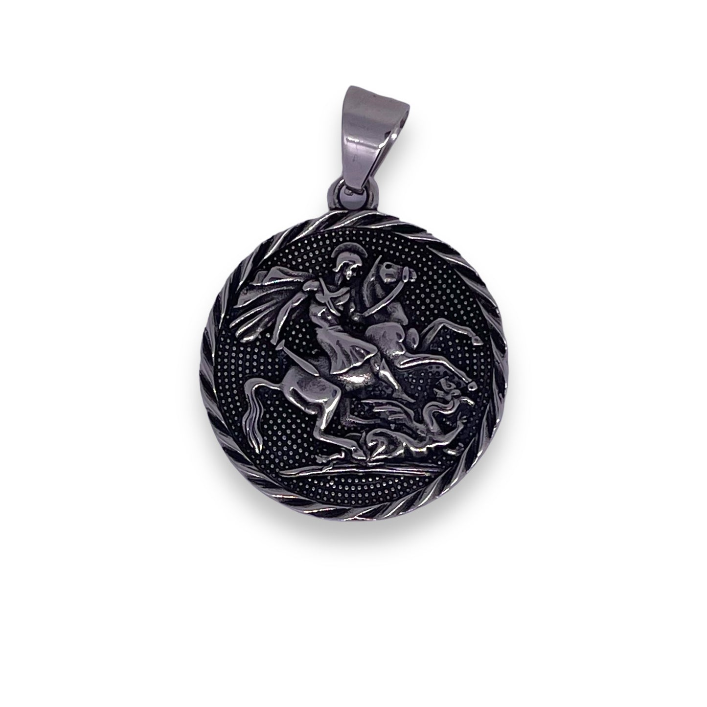 1822 George IV Sovereign Coin Replica Pendant in Surgical Stainless Steel