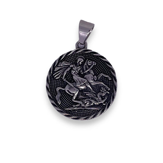 1822 George IV Sovereign Coin Replica Pendant in Surgical Stainless Steel