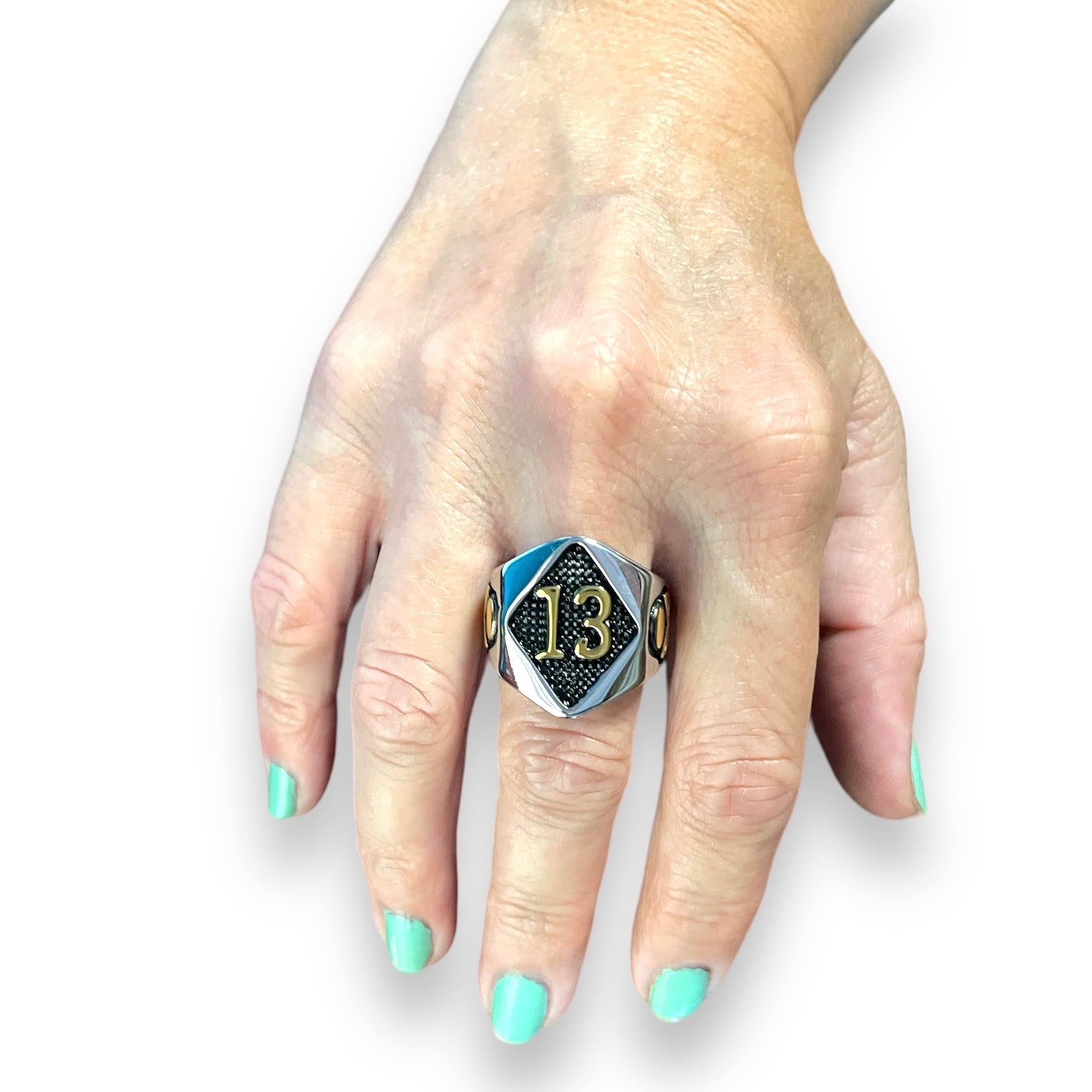 Tredecim Stainless Steel Ring