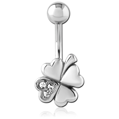 Clover Belly Ring