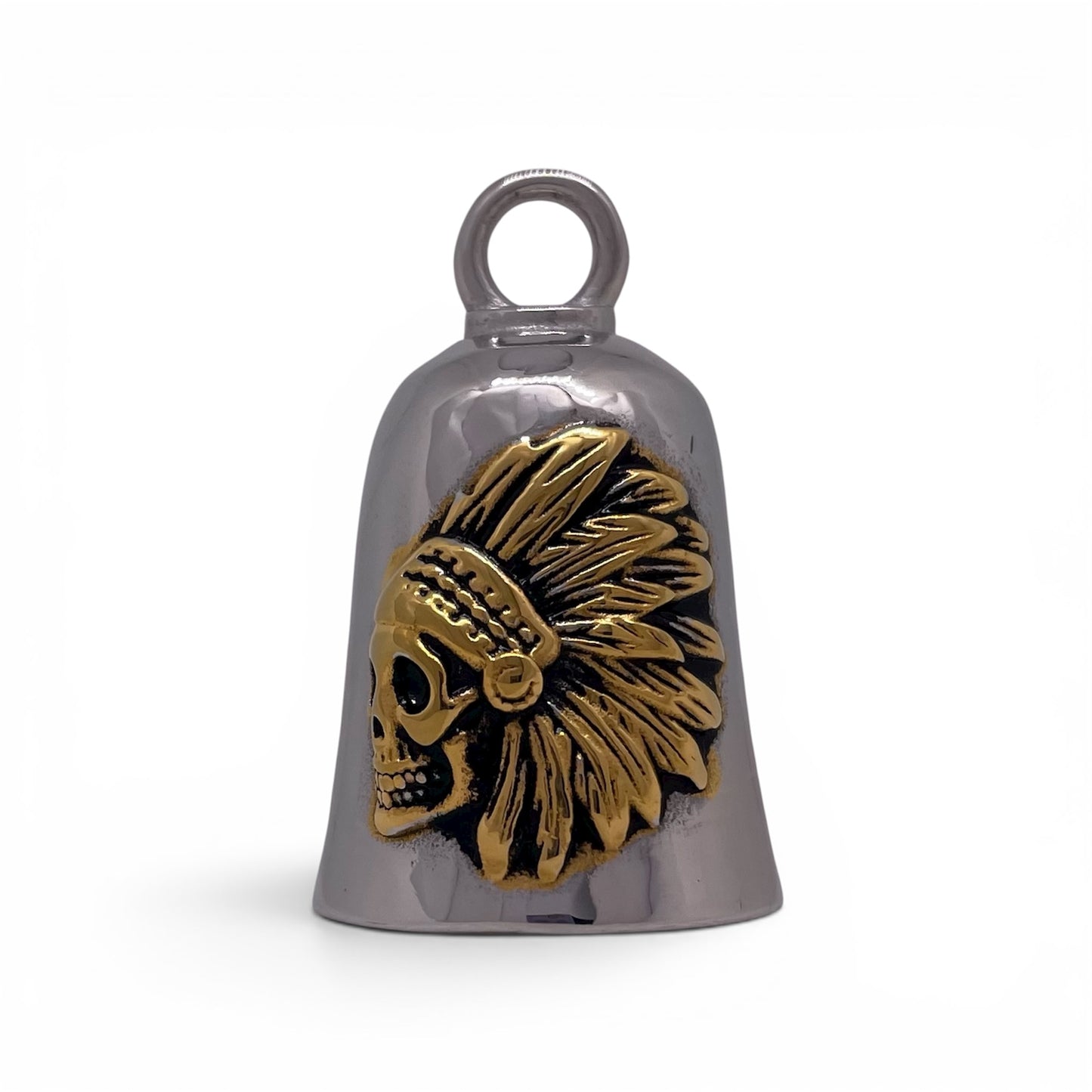Big Dog Steel Golden Brave Gremlin Guardian Bell in Stainless Steel