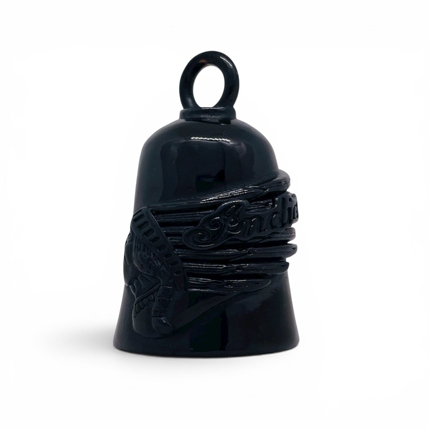 Biker Bell Midnight Indian Gremlin Guardian Bell in Stainless Steel