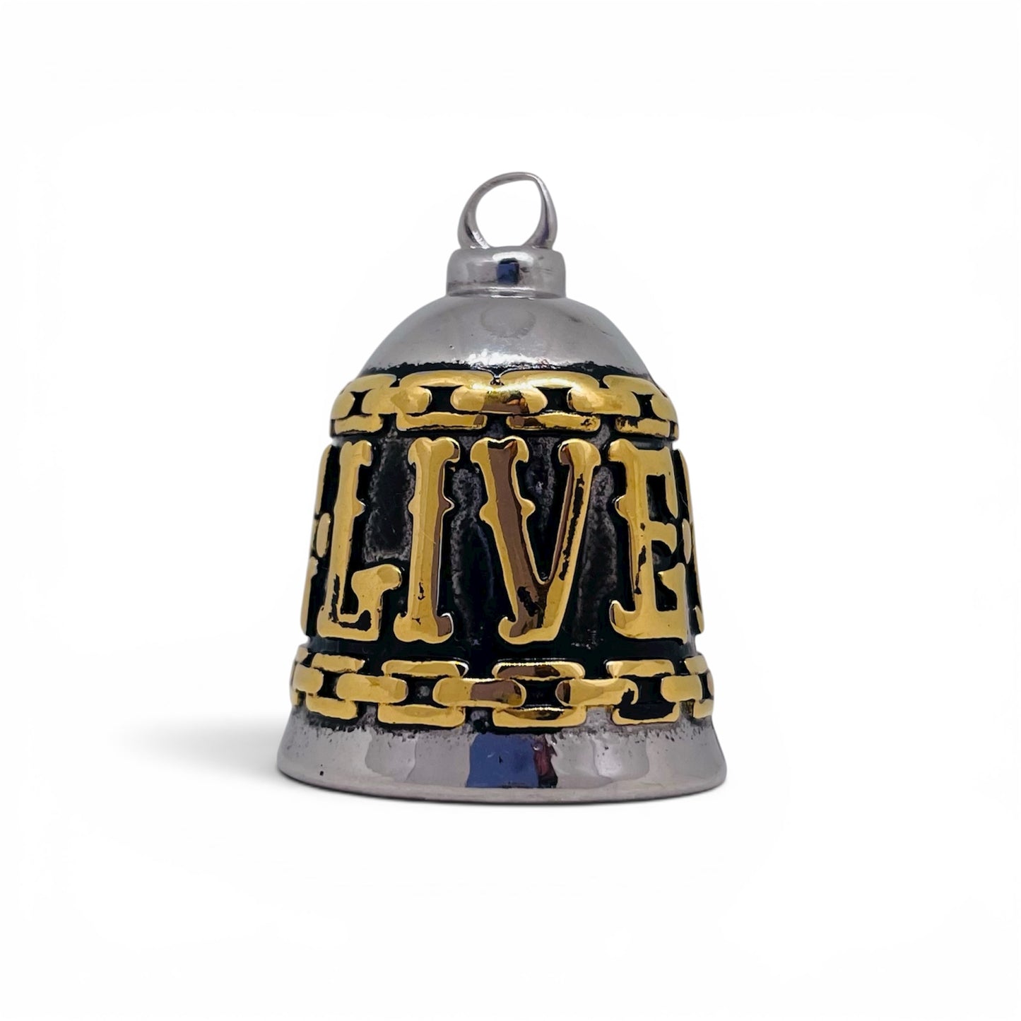 Biker Bell The Golden Creed Gremlin Guardian Bell in Stainless Steel