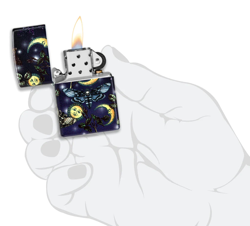 Butterfly Skull Zippo