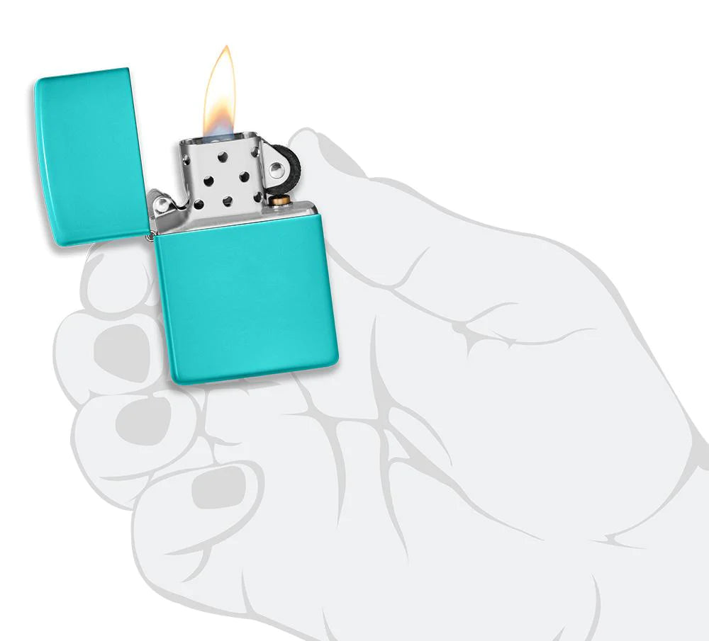 Classic Flat Turquoise Zippo