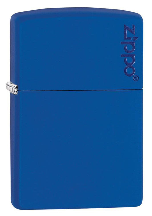 Classic Matte Blue with Logo Zippo