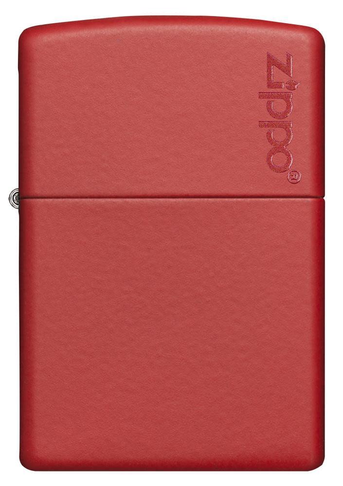 Classic Red Matte with Logo Zippo