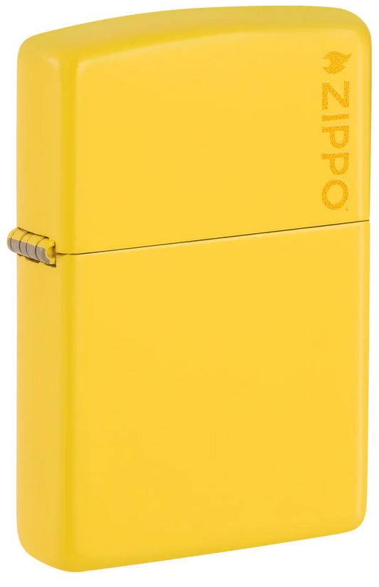 Classic Sunflower Yellow with Logo Zippo