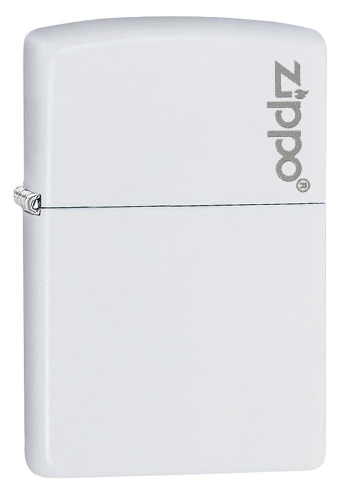 Classic White Matte with Logo Zippo