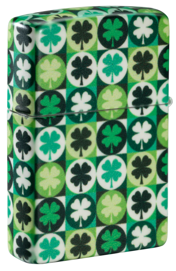 Clover Glow-in-the-Dark Zippo