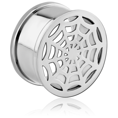 Cobwebs Threaded Tunnels in Surgical Stainless Steel