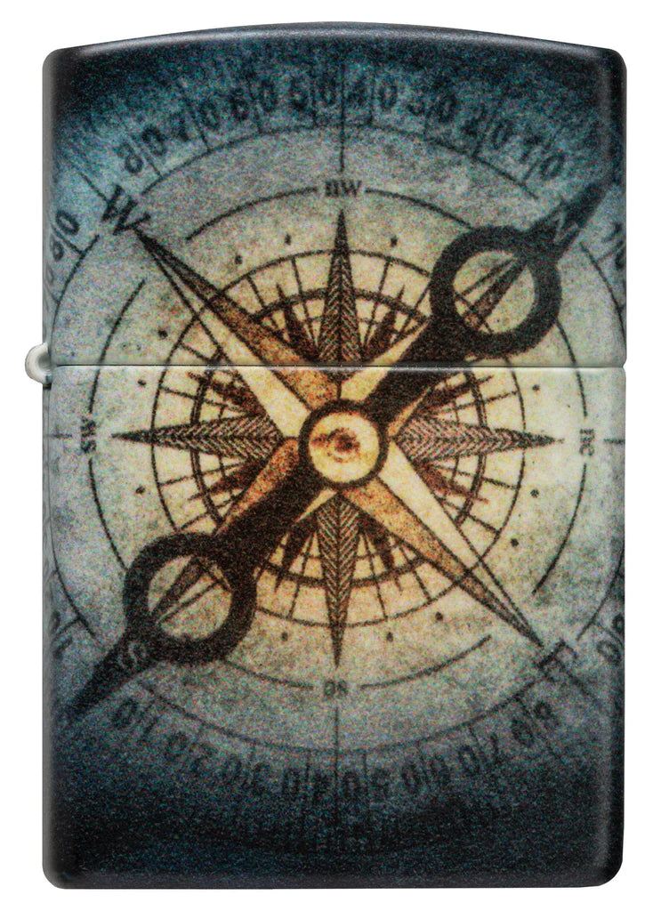 Compass Ghost Glow in the Dark Zippo