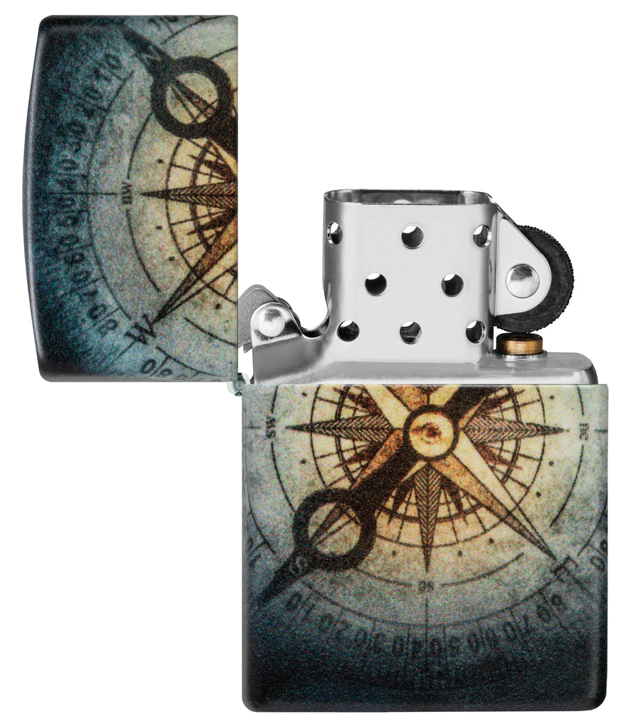Compass Ghost Glow in the Dark Zippo