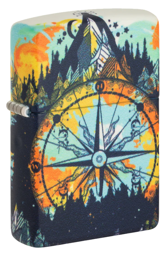 Glow in the Dark Compass Zippo