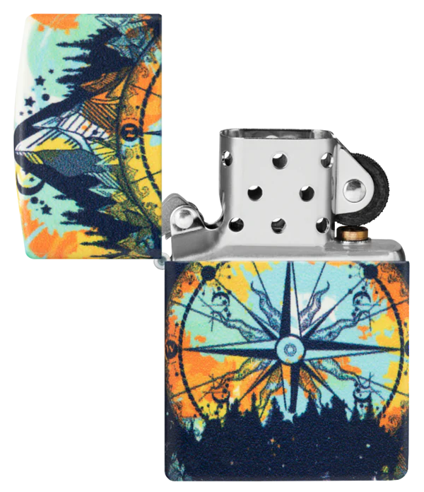 Glow in the Dark Compass Zippo