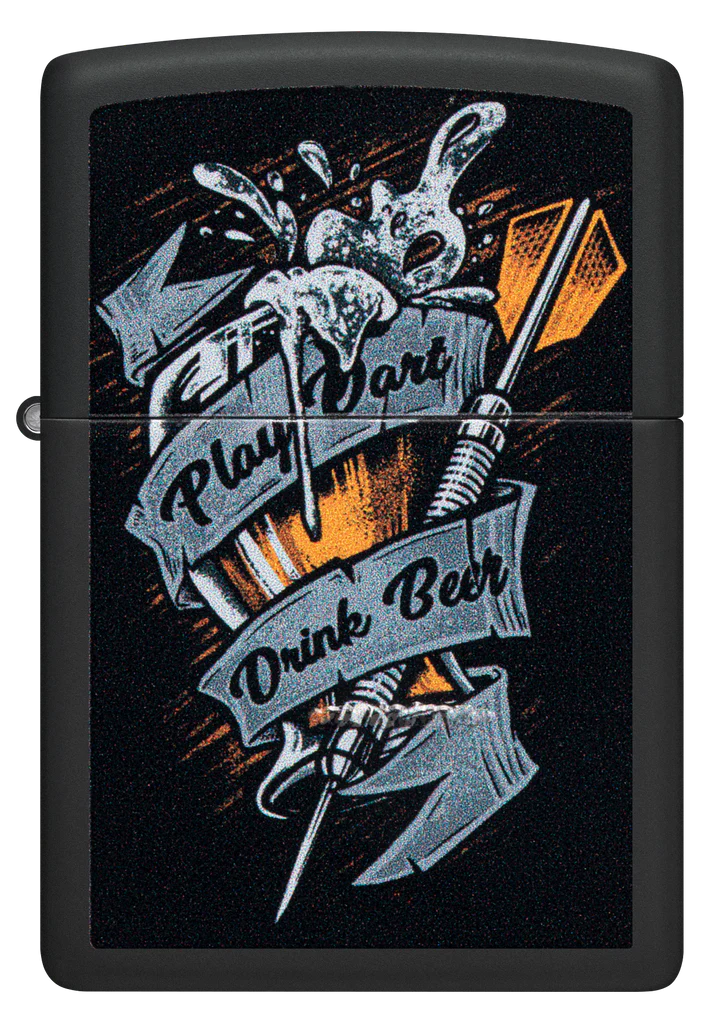 Darts and Beer Zippo
