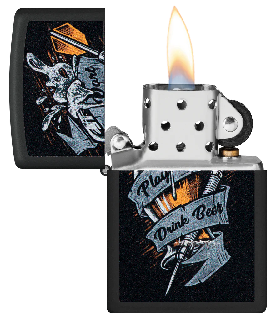 Darts and Beer Zippo