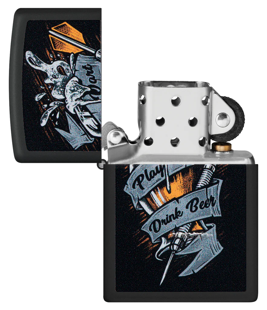 Darts and Beer Zippo
