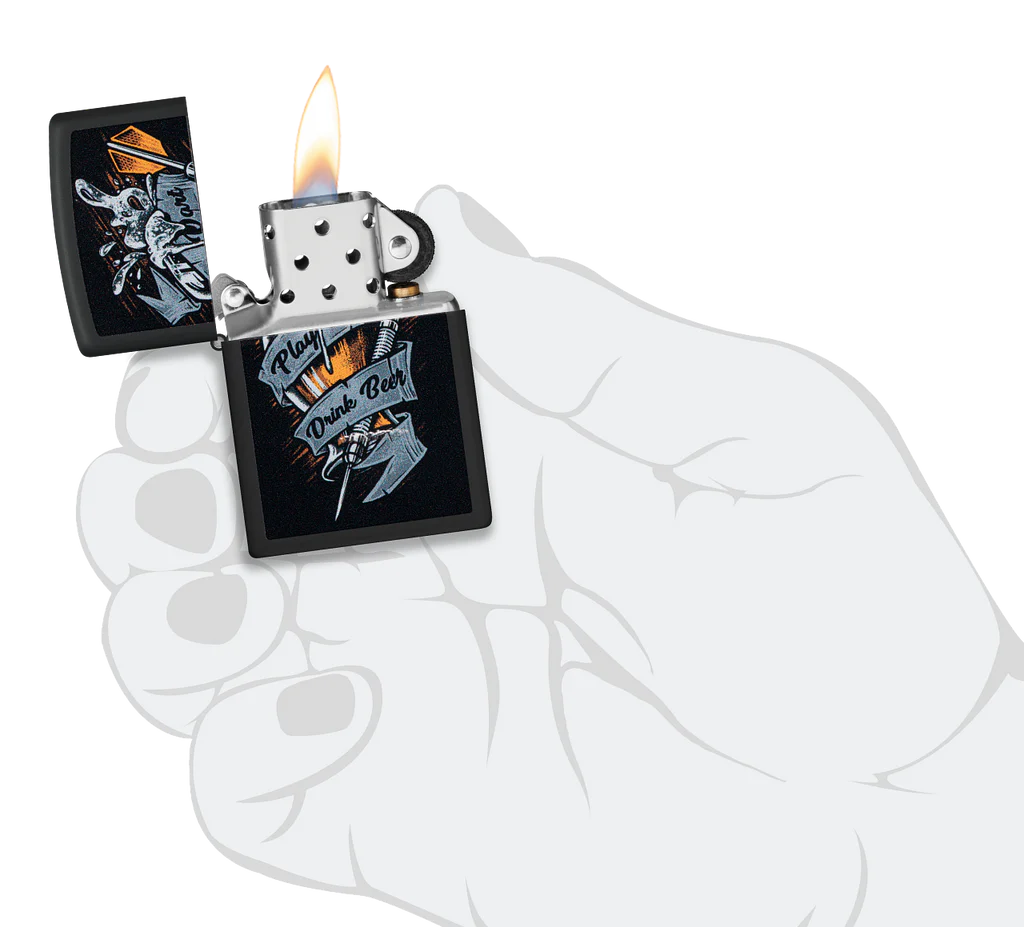 Darts and Beer Zippo