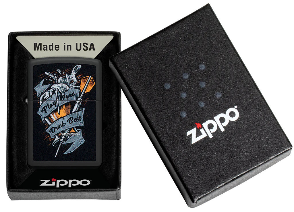 Darts and Beer Zippo