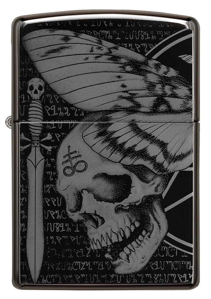 Ebony Hawkmoth Zippo