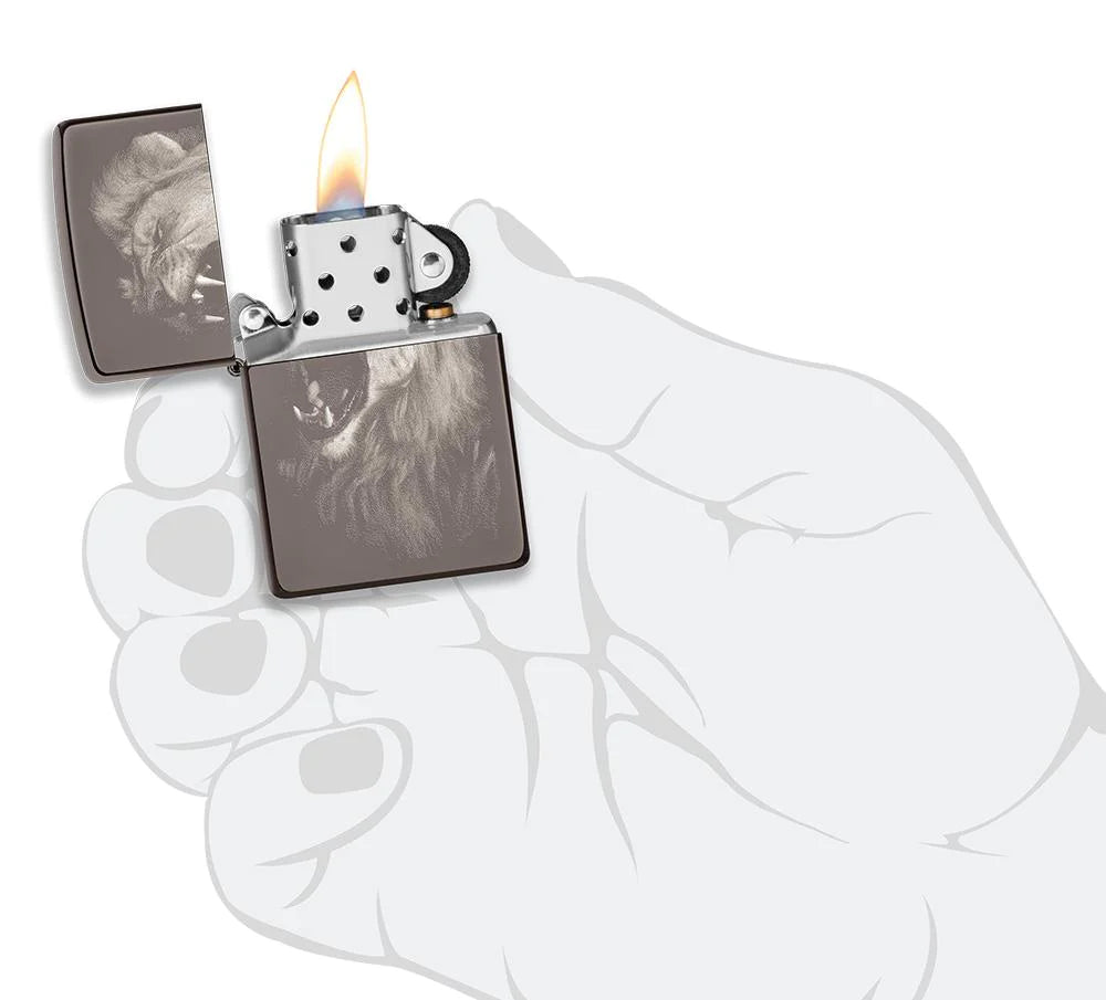 Fierce Lion Zippo