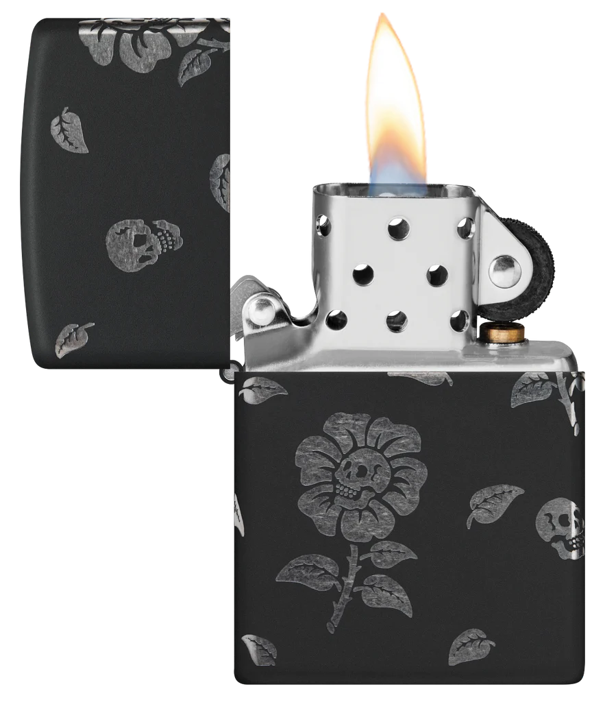 Flower Skulls Zippo