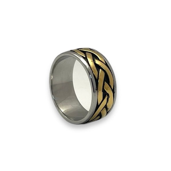 Golden Braid Ring