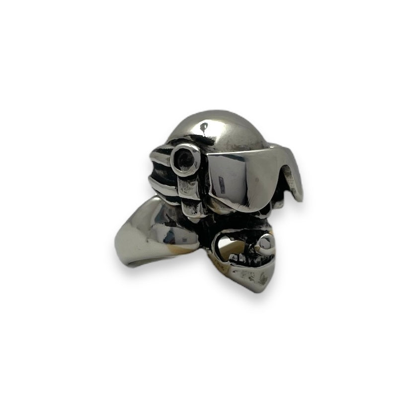 Wasteland High Skull Stainless Steel Ring