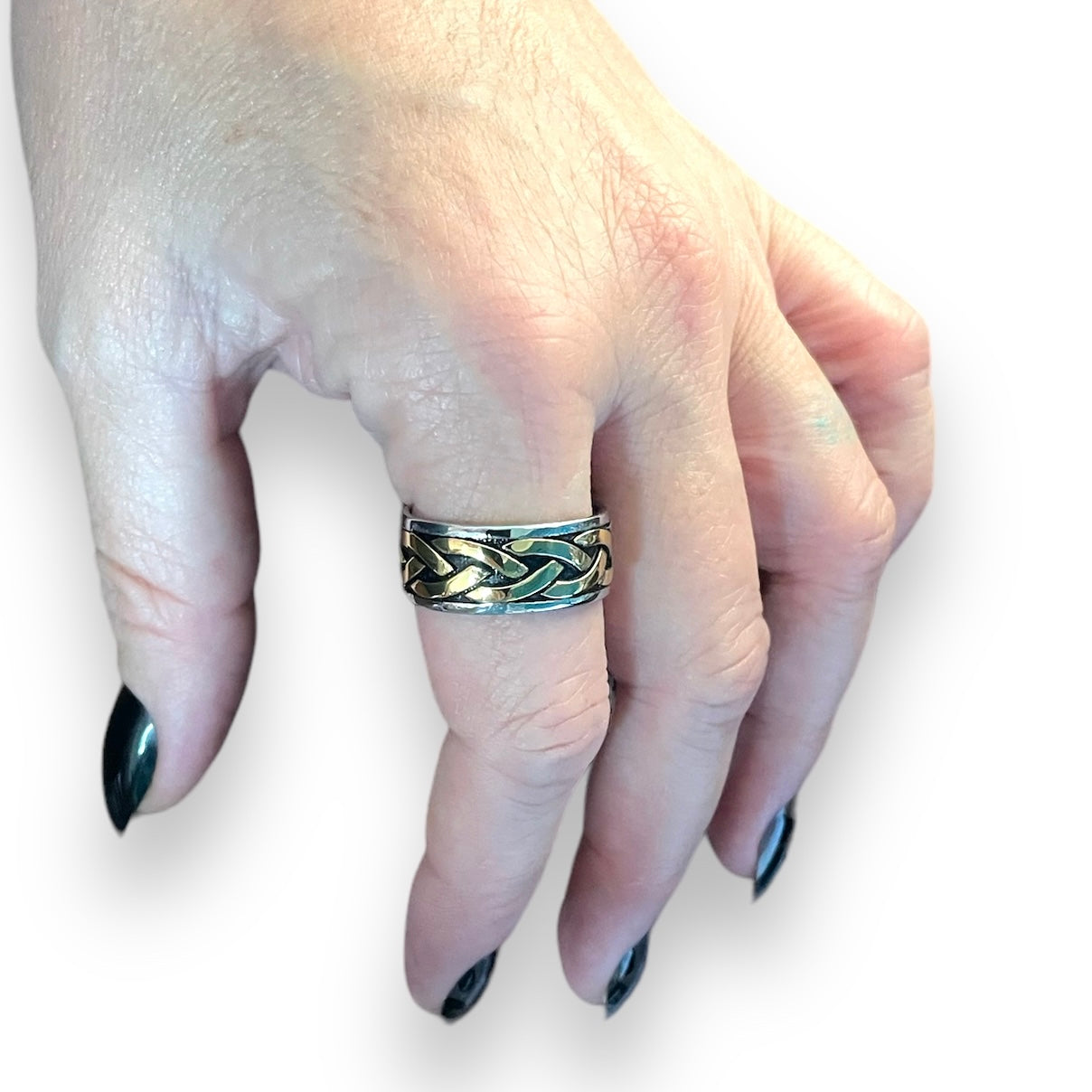 Golden Braid Ring