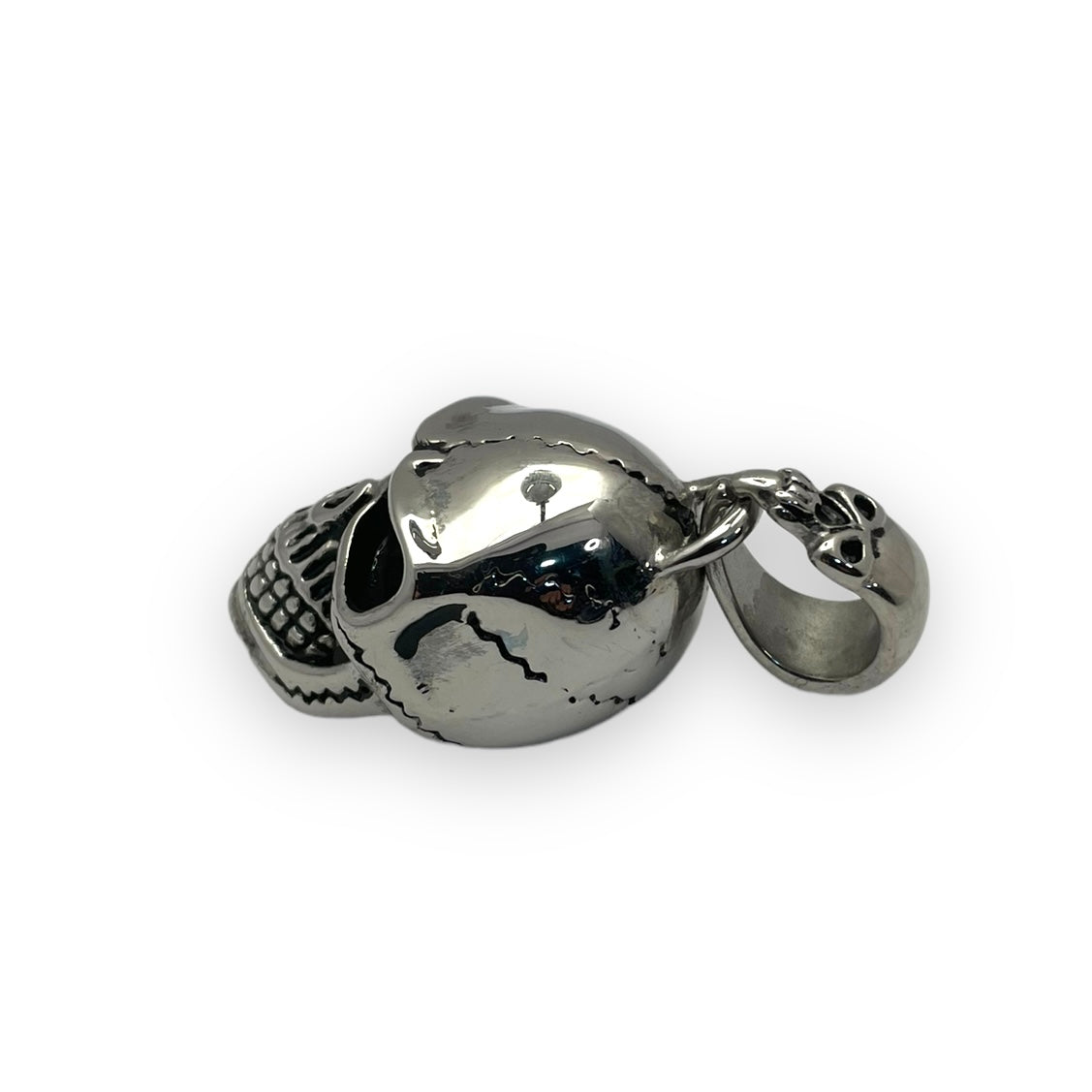 Skull Pendant in Surgical Stainless Steel