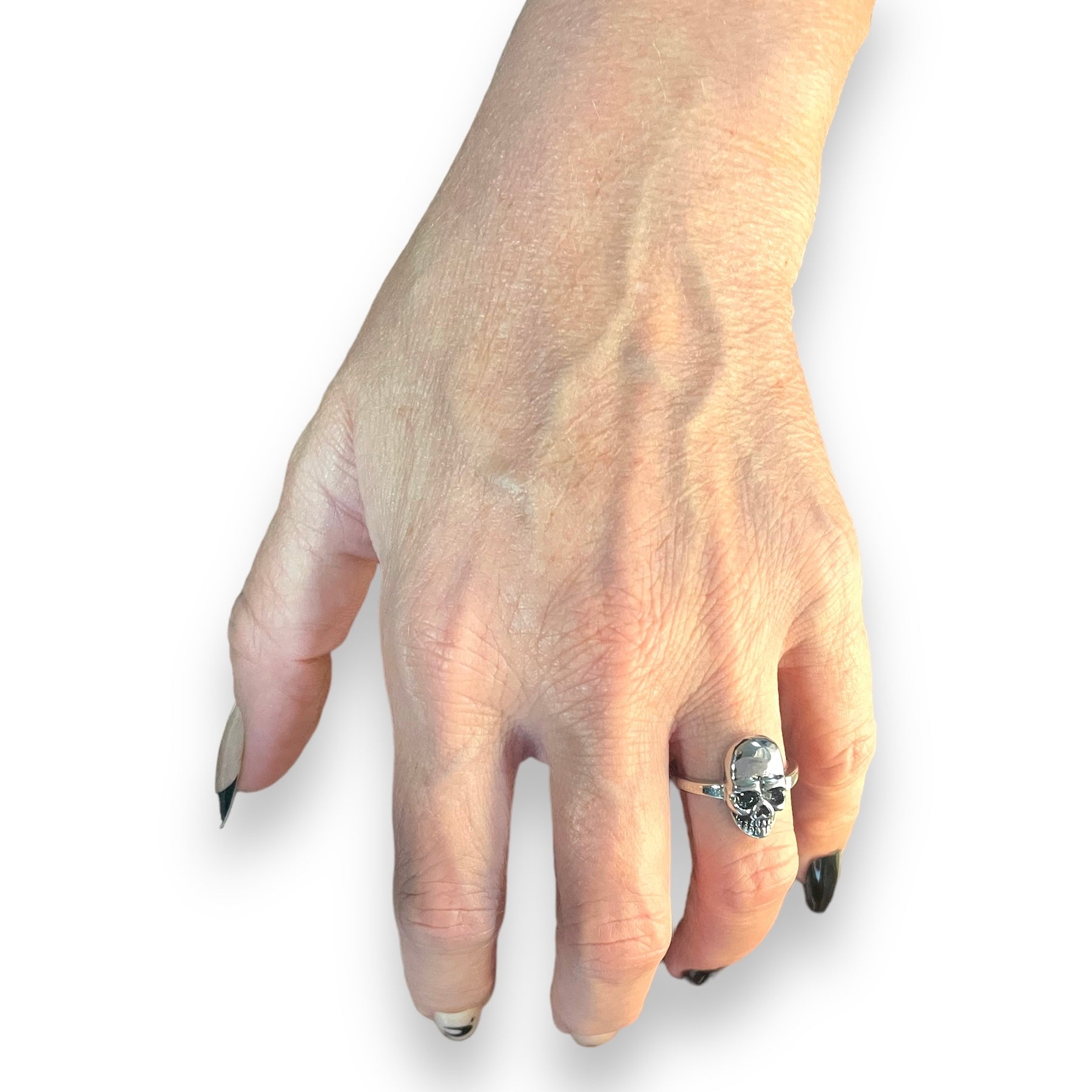 Wenig Skull Ring in Stainless Steel