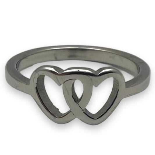 Two Strong Hearts Ring