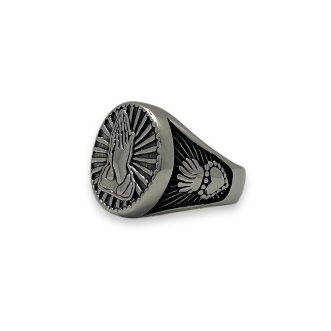 Sacred Prayer Stainless Steel Ring