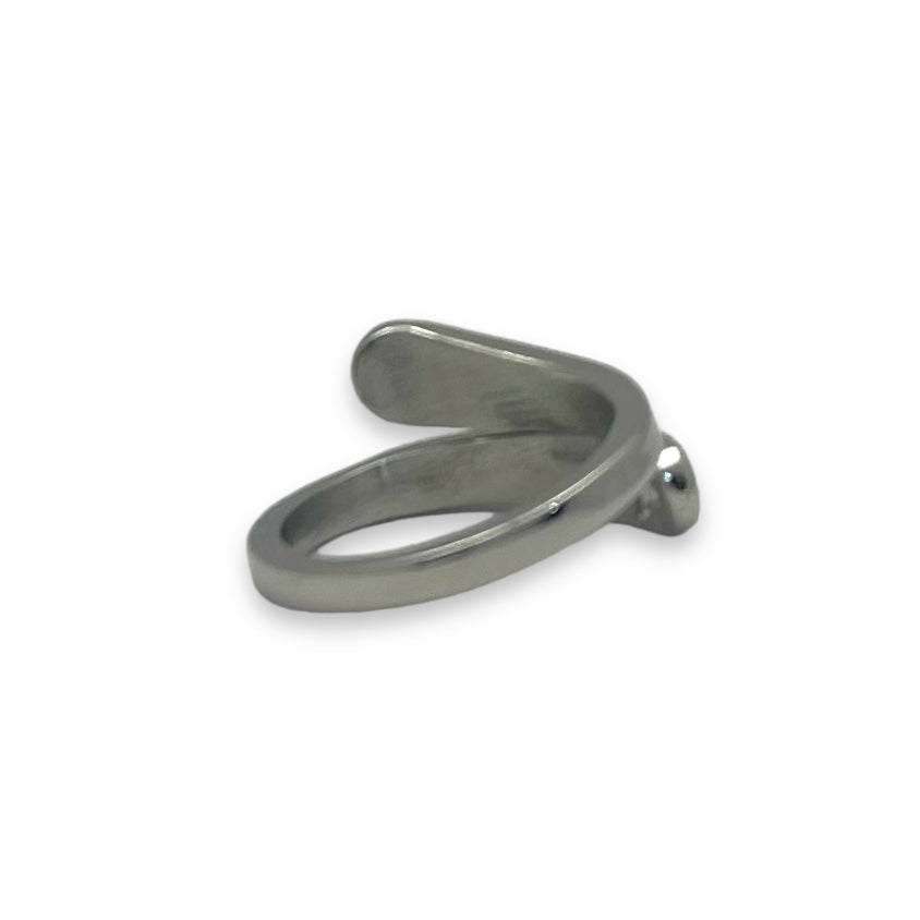 Faith Ring in Stainless Steel
