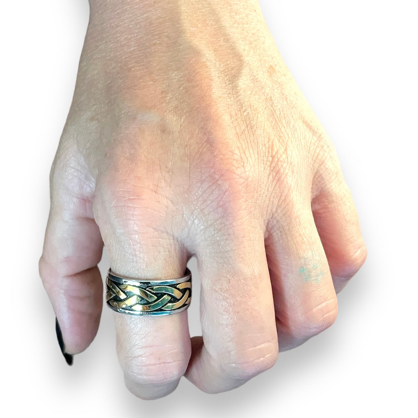 Golden Braid Ring
