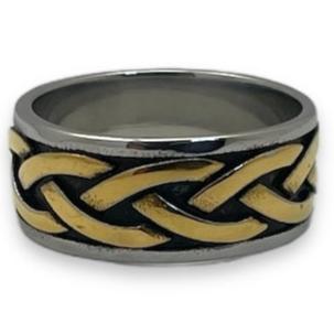 Golden Braid Ring