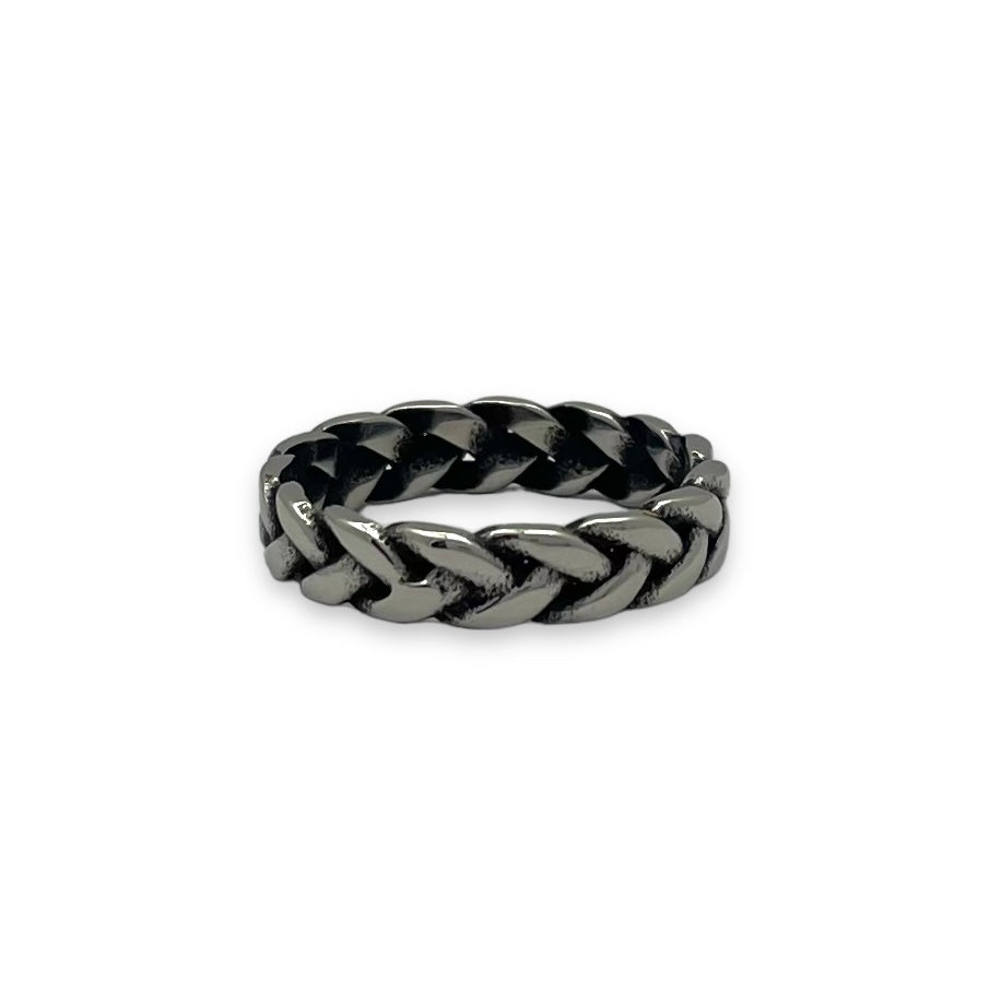 Knotty Soutache Ring