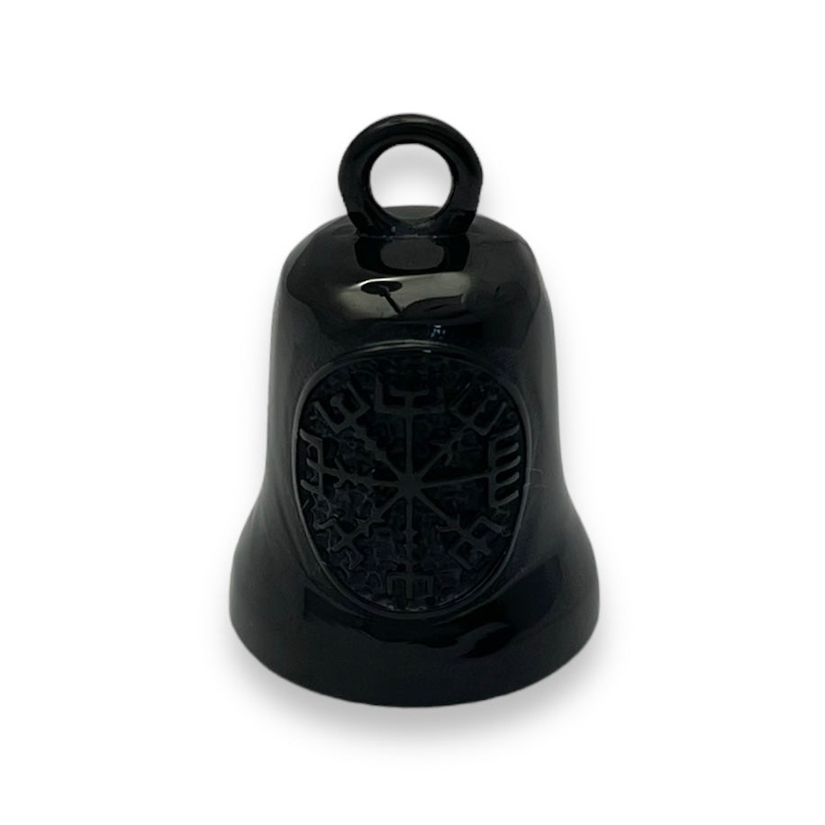 Sverta Vegvísir Motorcycle Bell in Stainless Steel