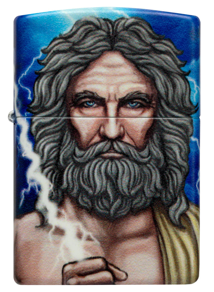 Glow in the Dark Greek God Clash Zippo