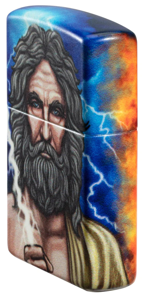 Glow in the Dark Greek God Clash Zippo