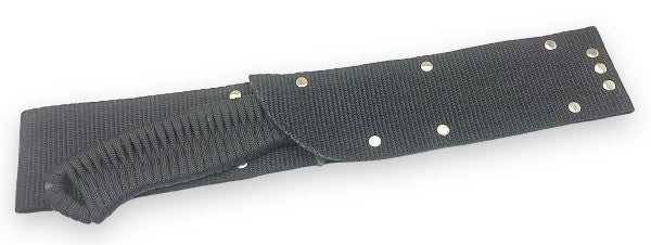 Black Braided Tactical Knife & Sheath