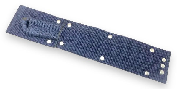 Medium Blue Braided Tactical Knife & Sheath