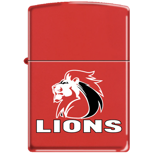 Lions Rugby Zippo