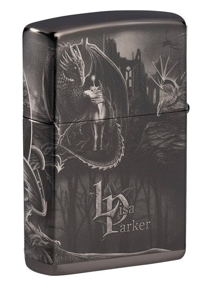 Lisa Parker Dragon, Unicorn, and Dire Wolf Zippo
