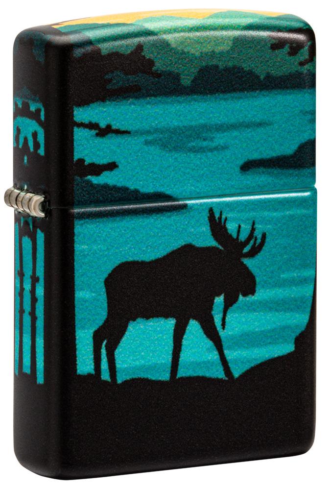 Moose Landscape Zippo