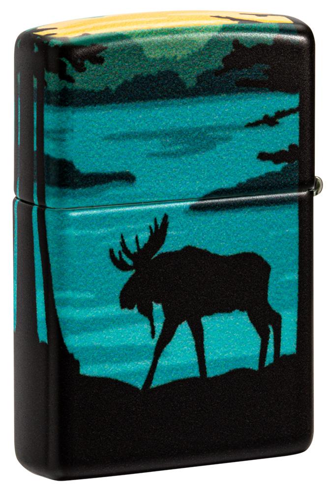 Moose Landscape Zippo