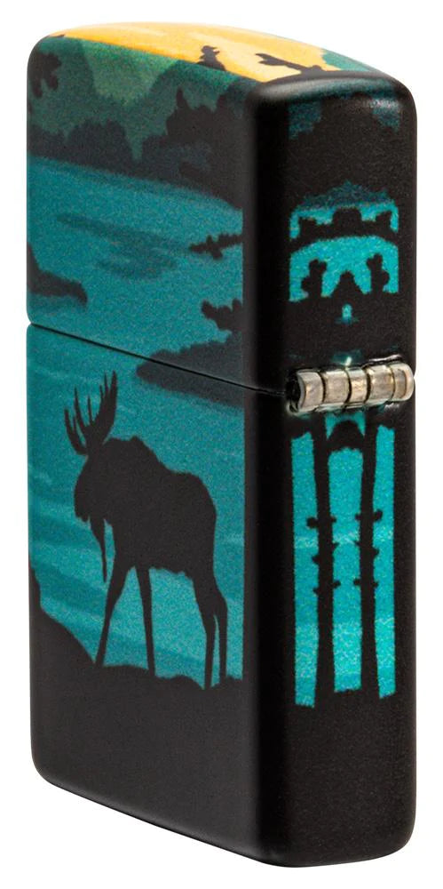 Moose Landscape Zippo