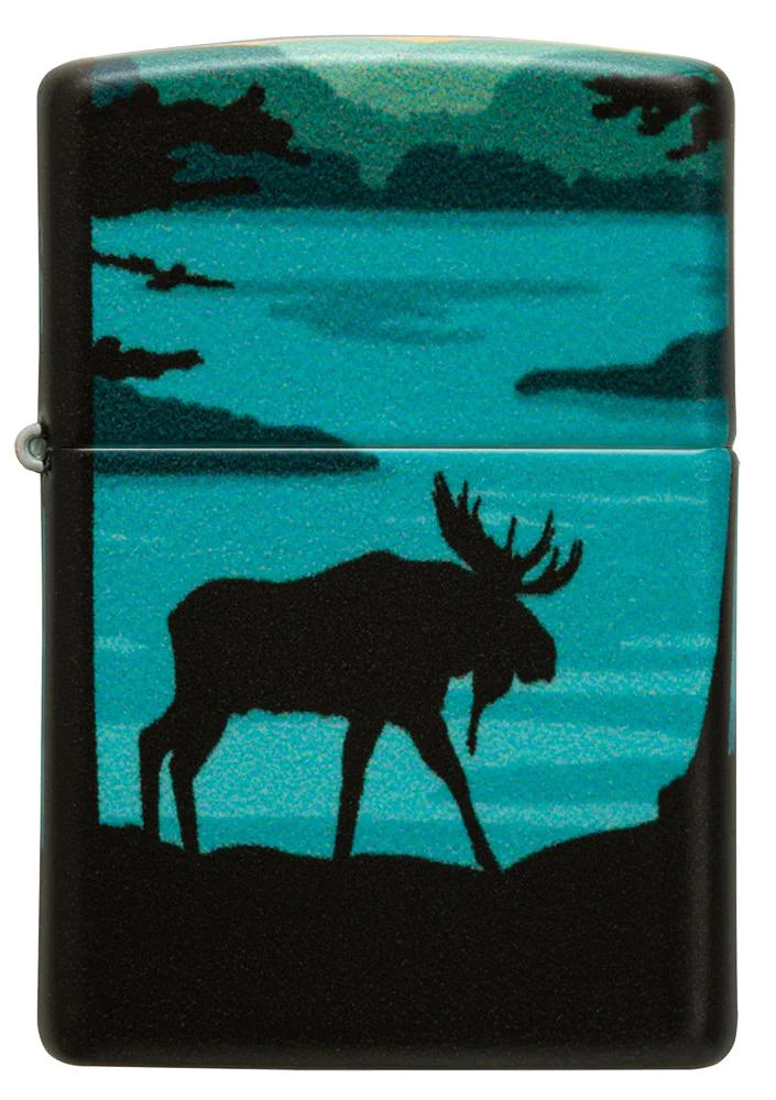 Moose Landscape Zippo