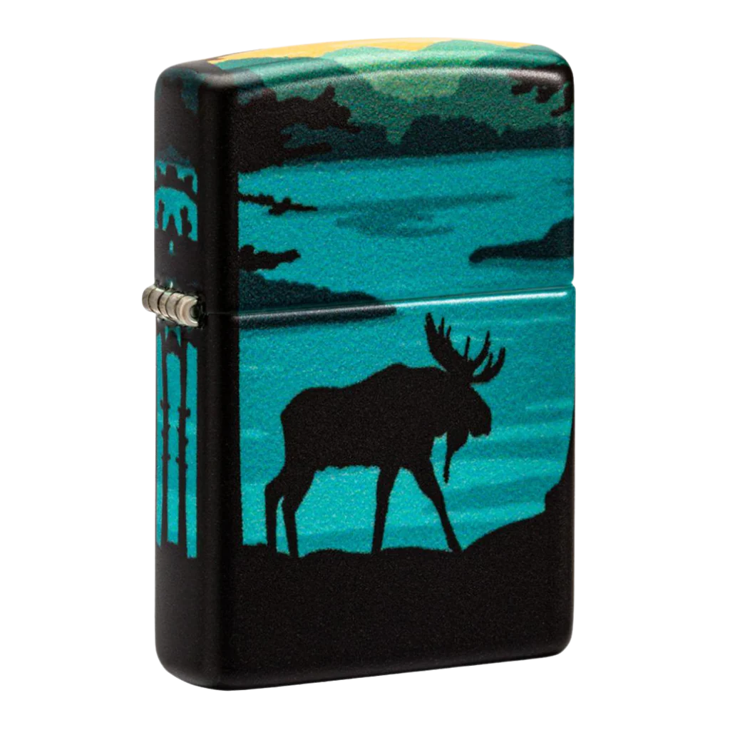 Moose Landscape Zippo